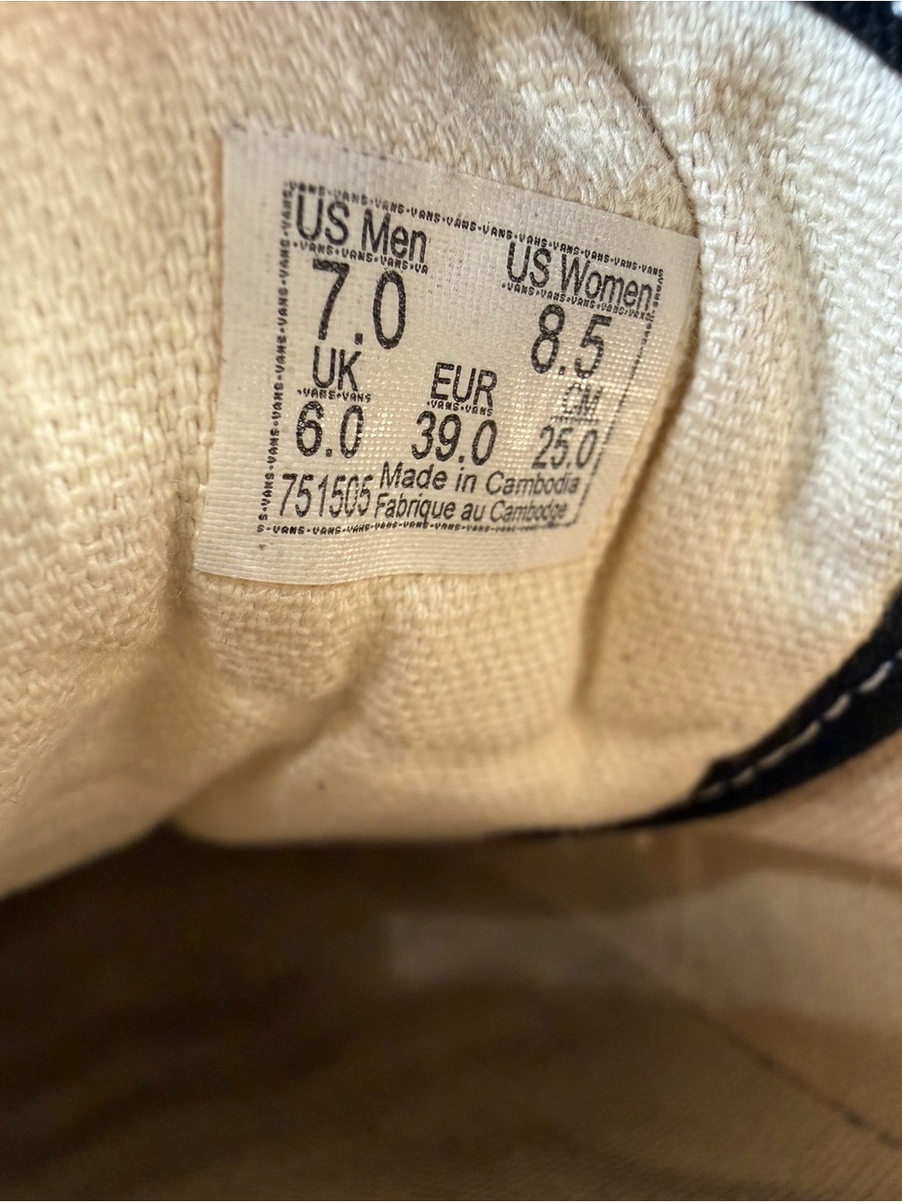 Vans Women’s Checkerboard Platform Sneakers - Picture 5 of 5